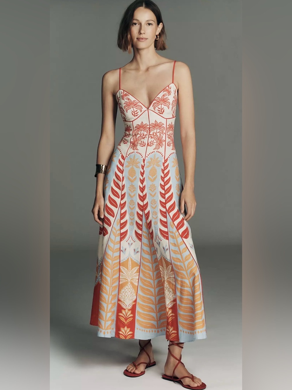 Anthropologie x Farm Rio Sleeveless Maxi Dress